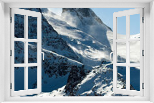 Fototapeta Naklejka Na Ścianę Okno 3D - Diavolezza, Massif de Bernina, Les Grisons, Suisse