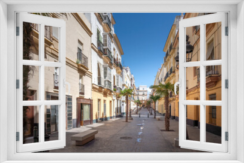 Fototapeta Naklejka Na Ścianę Okno 3D - Plaza Viudas Square and Street - Cadiz, Andalusia, Spain