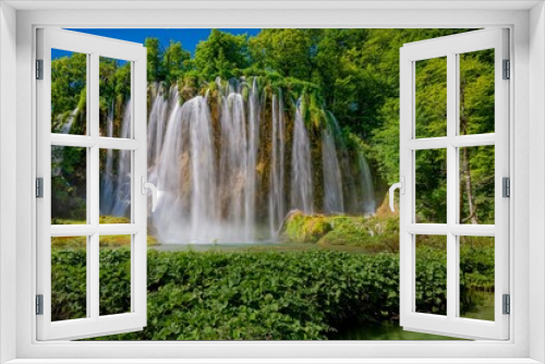Fototapeta Naklejka Na Ścianę Okno 3D - waterfall in plitvice national park
