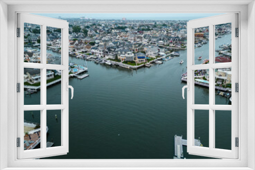 Fototapeta Naklejka Na Ścianę Okno 3D - Drone of Ocean City New Jersey Summer 2023