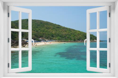 Fototapeta Naklejka Na Ścianę Okno 3D - Тропический пляж