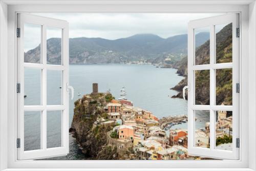 Fototapeta Naklejka Na Ścianę Okno 3D - Cinque Terre, Vernazza