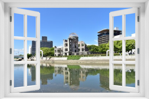 Fototapeta Naklejka Na Ścianę Okno 3D - 広島の風景　原爆ドーム