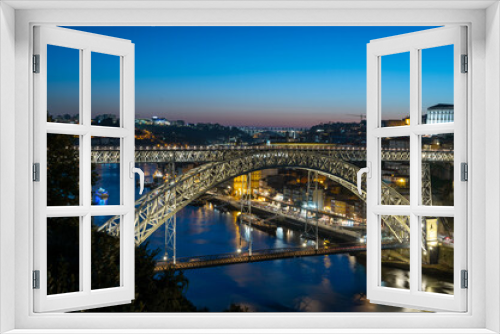 Fototapeta Naklejka Na Ścianę Okno 3D - Beautiful downtown Porto, Portugal