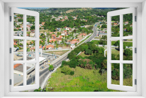 Fototapeta Naklejka Na Ścianę Okno 3D - Estrada de Itaipuaçu, distrito de Maricá (RJ). 