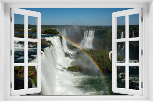 Fototapeta Naklejka Na Ścianę Okno 3D - Photo of the Iguazu Falls in Brazil
