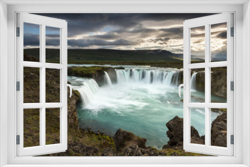 Fototapeta Naklejka Na Ścianę Okno 3D - Godafoss Waterfall