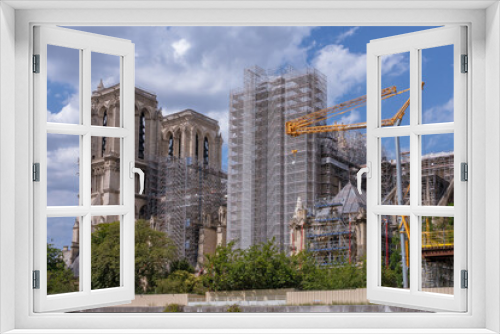 Fototapeta Naklejka Na Ścianę Okno 3D - Notre-Dame