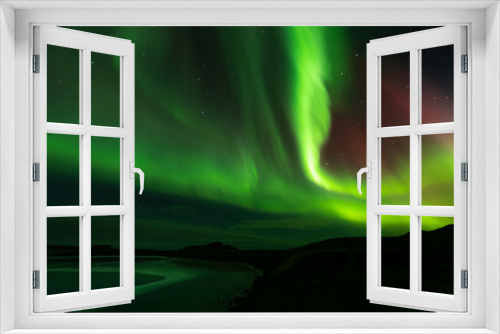 Fototapeta Naklejka Na Ścianę Okno 3D - Aurore Boréale - Iceland