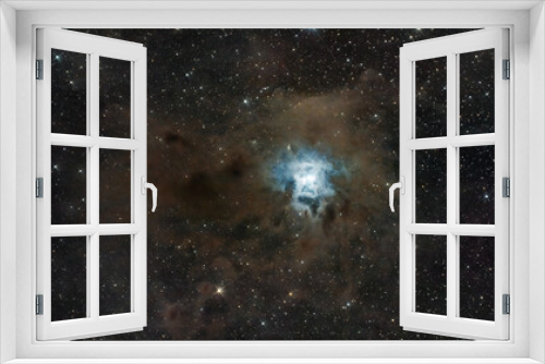 Fototapeta Naklejka Na Ścianę Okno 3D - Iris nebula