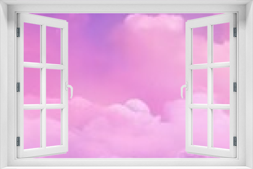 purple blush sky background. Generative AI