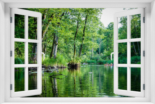 Fototapeta Naklejka Na Ścianę Okno 3D - Beautiful landscape of the Krutynia River