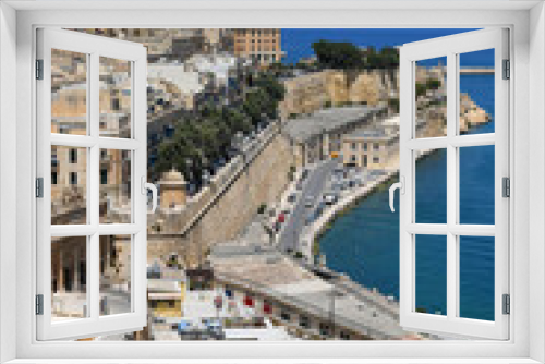 Fototapeta Naklejka Na Ścianę Okno 3D - View of Valletta, the capital of Malta