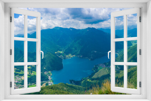 Fototapeta Naklejka Na Ścianę Okno 3D - Cima d'Oro am Gardasee im Trentino - Panorama Largo di Ledro