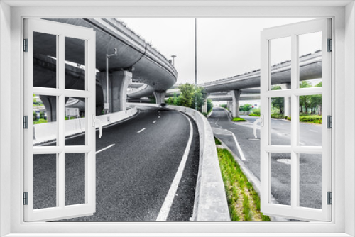 Fototapeta Naklejka Na Ścianę Okno 3D - overpass bridge
