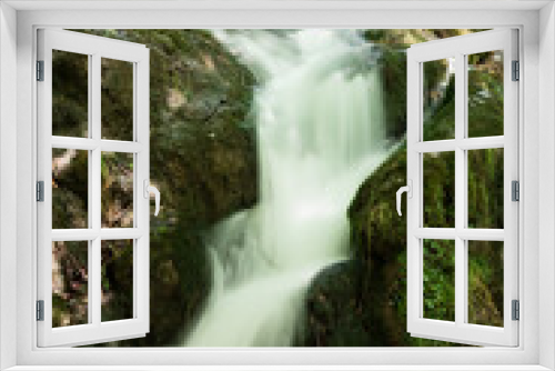 Fototapeta Naklejka Na Ścianę Okno 3D - wodospad szum 1