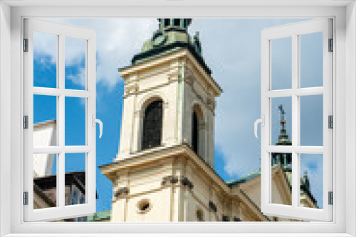 Fototapeta Naklejka Na Ścianę Okno 3D - The Holy Cross Church in Warsaw, Poland