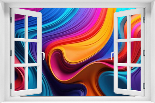 Beautiful Colorful Abstract Background. Created Generative Ai