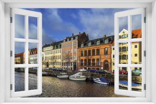 Fototapeta Naklejka Na Ścianę Okno 3D - channel in Copenhagen