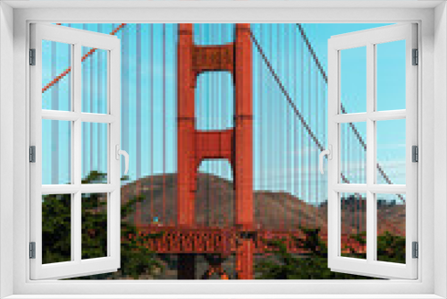 Fototapeta Naklejka Na Ścianę Okno 3D - View of the Golden Gate Bridge in San Francisco