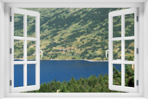 Fototapeta Naklejka Na Ścianę Okno 3D - Landscape of Belmeken Dam, Rila mountain, Bulgaria