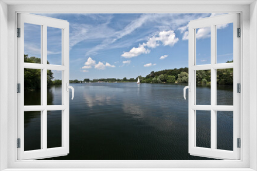Fototapeta Naklejka Na Ścianę Okno 3D - Lake Lippe