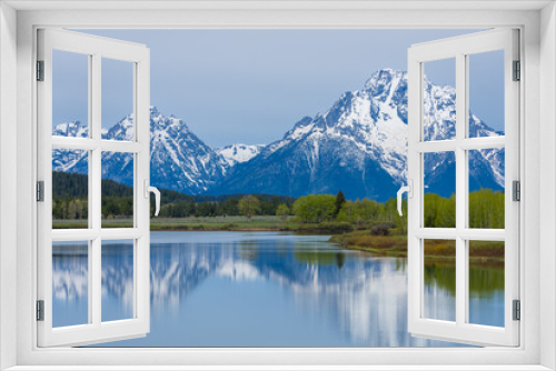 Fototapeta Naklejka Na Ścianę Okno 3D - Grand Tetons