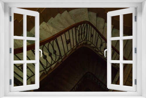 Fototapeta Naklejka Na Ścianę Okno 3D - marble stairs