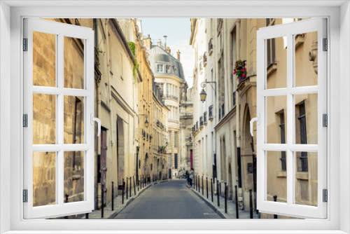 Fototapeta Naklejka Na Ścianę Okno 3D - Street in Paris