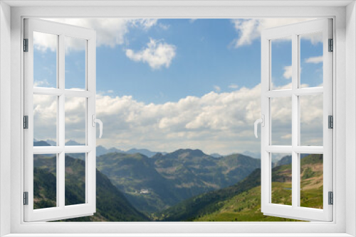 Beautiful landscape of the italian Alps during summer