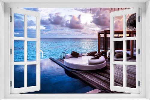 Fototapeta Naklejka Na Ścianę Okno 3D - Luxury beach resort