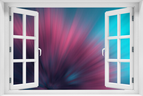 Fototapeta Naklejka Na Ścianę Okno 3D - Abstract neon background, light radial effect.