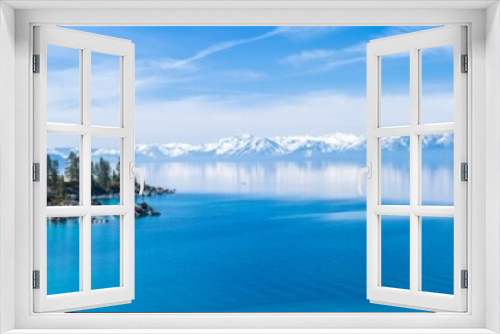 Fototapeta Naklejka Na Ścianę Okno 3D - Lake Tahoe panorama