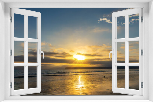 Fototapeta Naklejka Na Ścianę Okno 3D - Sunset on Coronado beach, San Diego, California
