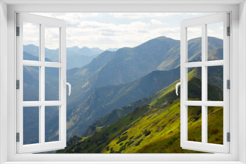 Fototapeta Naklejka Na Ścianę Okno 3D - Amazing summer Tatra Mountains, Poland, Zakopane, beautiful landscape from Kasprowy Wierch	
