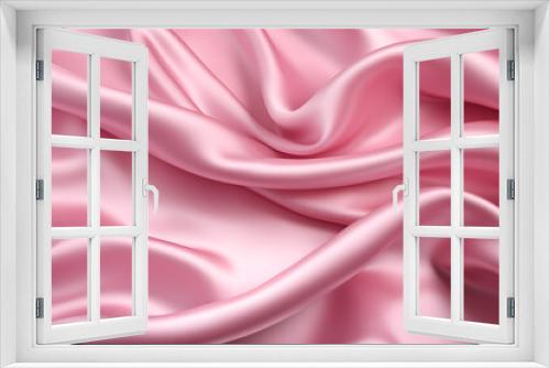 Soft pink silk textile background 