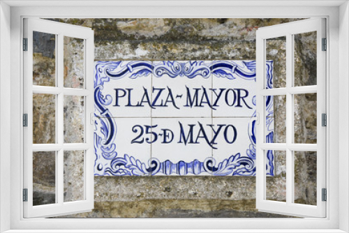 Fototapeta Naklejka Na Ścianę Okno 3D - Plaza Mayor 25 de Mayo, colonia del Sacramento