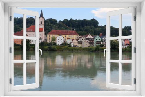 church on the river, Passau, Danube, Germany