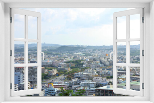 Fototapeta Naklejka Na Ścianę Okno 3D - Bird’s Eye View of Naha - The capital of Okinawa prefecture in Japan