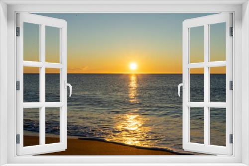 Fototapeta Naklejka Na Ścianę Okno 3D - Sunrise over Mediterranean Sea, Costa del Sol, Malaga, Spain
