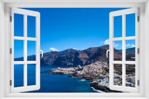 Fototapeta Naklejka Na Ścianę Okno 3D - Atlantic Ocean and Los Gigantes view from Tenerife Island Spain