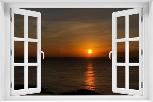 Fototapeta Naklejka Na Ścianę Okno 3D - sunset ocean view
