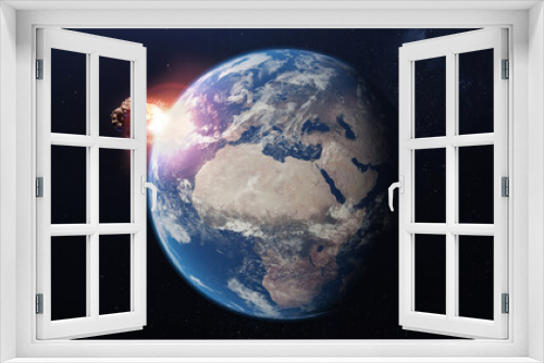 Fototapeta Naklejka Na Ścianę Okno 3D - Earth in Space