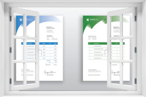 professional creative Invoice template design for your business