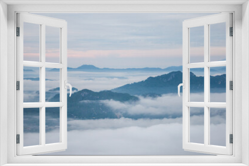 Fototapeta Naklejka Na Ścianę Okno 3D - Landscape of the mountain in Toraja, Indonesia.