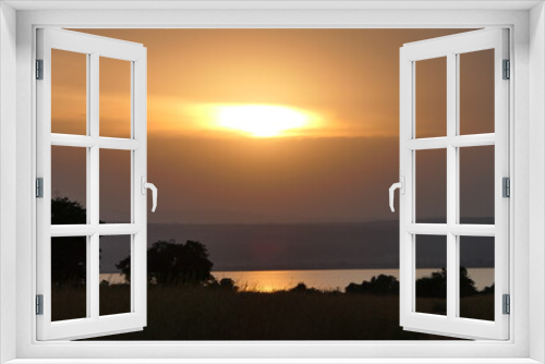 Fototapeta Naklejka Na Ścianę Okno 3D - Afrikanischer Sonnenuntergang