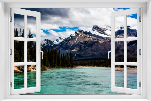 Fototapeta Naklejka Na Ścianę Okno 3D - Cline River Alberta Canada
