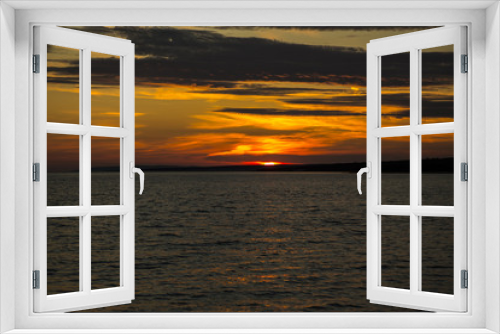 Fototapeta Naklejka Na Ścianę Okno 3D - Sonnenuntergang an der kroatischen Küste