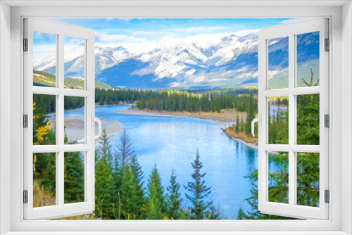 Fototapeta Naklejka Na Ścianę Okno 3D - Beautiful Canadian Landscape, Alberta, Canada
