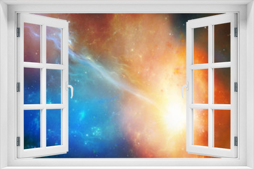 Fototapeta Naklejka Na Ścianę Okno 3D - fantastic nebula